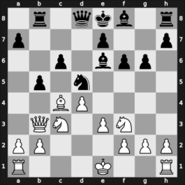 1952 Budapest – Round 3 – Geller, Efim P – 1-0 – Barcza, Gedeon – G30
