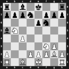1952 Budapest – Round 6 – Botvinnik, Mikhail – 1-0 – Gereben, Erno – G54