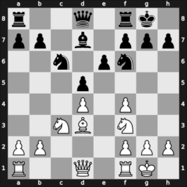 1952 Budapest – Round 8 – Botvinnik, Mikhail – 1/2-1/2 – Benko, Pal – G77