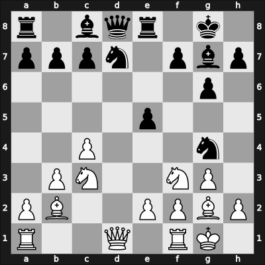 1952 Budapest – Round 8 – Barcza, Gedeon – 1/2-1/2 – Szily, Jozsef – G78
