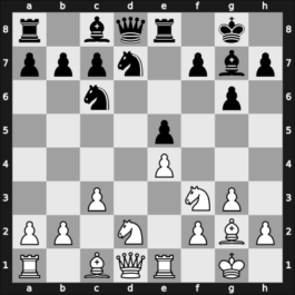 1952 Budapest – Round 10 – Botvinnik, Mikhail – 1-0 – O’Kelly, Albéric de Galway – G96