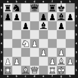 1952 Budapest – Round 12 – Keres, Paul Petrovich – 1/2-1/2 – Benko, Pal – G108