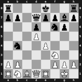 1952 Buenos Aires – Round 1 – Alonso-Lej De Las Casas, Fernando – 1/2-1/2 – Martello Panno, David – G15