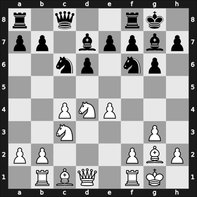 1952 Buenos Aires – Round 7 – Cruz Garibaldi, Milton Esteban – 1/2-1/2 – Benko, Francisco – G42