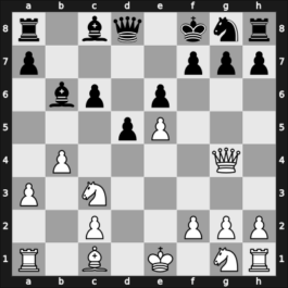 1952 GBR Ch U18 – Round 5 – Farrand, Julian T – 0-1 – Cafferty, Bernard – G5