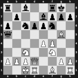 1952 Hagen – Round 6 – Lehmann, Heinz – 1/2-1/2 – Heinicke, Herbert – G8