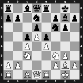 1952 Havana – Round 1 – Jimenez Zerquera, Eleazar – 1/2-1/2 – Horowitz, Albert Israel – G15