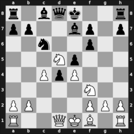 1952 Havana – Round 2 – Reshevsky, Samuel – 1-0 – Prins, Lodewijk – G45