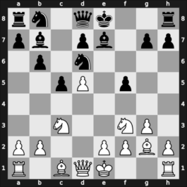 1952 Havana – Round 15 – Najdorf, Miguel – 1-0 – Zavaleta Pomar, Oscar Ricardo – G117