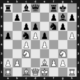 1952 Havana – Round 16 – Evans, Larry M – 1/2-1/2 – Horowitz, Albert Israel – G125