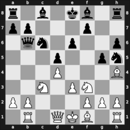 1952 Helsinki olm – Round 1 – Oren, Menachem – 1/2-1/2 – Smyslov, Vladimir – G17