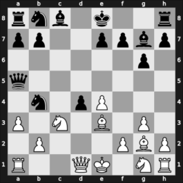 1952 Helsinki olm – Round ? – Evans, Larry M – 1/2-1/2 – Pachman, Ludek – G229