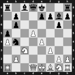 1952 Helsinki olm – Round 1 – Gilfer, Eggert – 0-1 – Najdorf, Miguel – G96