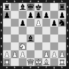 1952 Helsinki olm – Round 1 – Bisguier, Arthur B – 1/2-1/2 – Geller, Efim P – G198