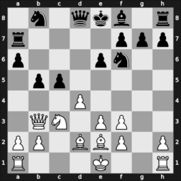 1952 Hoogovens – Round 8 – Euwe, Max – 1-0 – Rellstab, Ludwig – G37