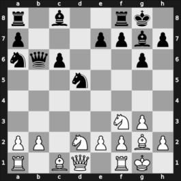 1952 Hungary Ch – Round 5 – Bakonyi, Elek – 0-1 – Negyesy, Gyorgy – G27