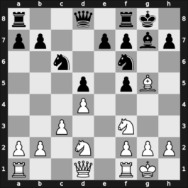 1952 Hungary Ch – Round 5 – Szilagyi, Gyorgy Laszlo – 1-0 – Kluger, Gyula – G28