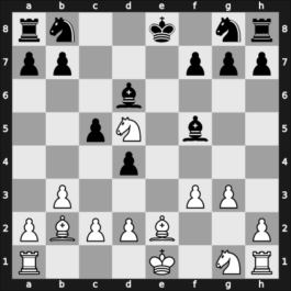 1952 Hungary Ch – Round 7 – Koberl, Ferenc – 1/2-1/2 – Sandor, Balazs – G43