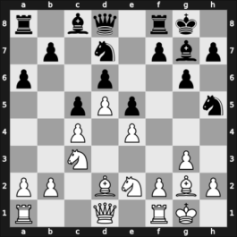 1952 Hungary Ch – Round 10 – Bakonyi, Elek – 0-1 – Koberl, Ferenc – G59