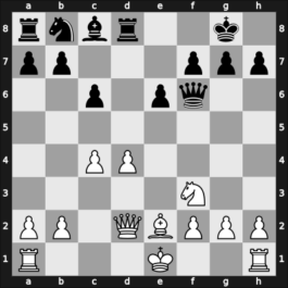 1952 Hungary Ch – Round 13 – Kluger, Gyula – 0-1 – Tipary, Lajos – G77