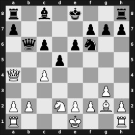 1952 Hungary Ch – Round 13 – Gereben, Erno – 1-0 – Vajda, Arpad – G14