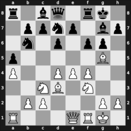 1952 JUG Ch – Round 7 – Trifunovic, Petar – 1/2-1/2 – Pirc, Vasja – G44