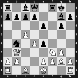 1952 Belgrade (JUG Ch) – Round 12 – Ivkov, Borislav – 1/2-1/2 – Puc, Stojan – G75