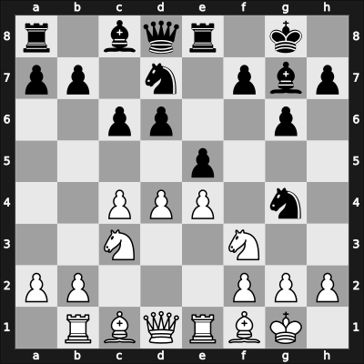 1952 JUG Ch – Round 12 – Rabar, Braslav – 0-1 – Gligorić, Svetozar – G76