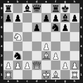 1952 JUG Ch Belgrade YUG – Round 4 – Vukovic, Sava – 1/2-1/2 – Trifunovic, Petar – G4