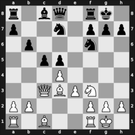 1952 JUG Ch Belgrade YUG – Round 9 – Trifunovic, Petar – 1/2-1/2 – Ivkov, Borislav – G8