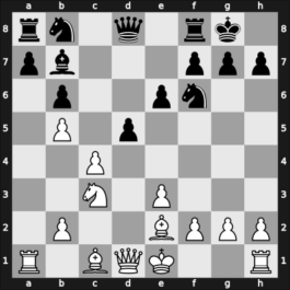 1952 Liberation – Round 10 – Bogoljubow, Efim D – 0-1 – Matanovic, Aleksandar – G31