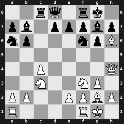 1952 Liberation – Round 15 – Udovcic, Mijo – 1/2-1/2 – Golombek, Harry – G44