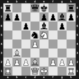 1952 Mar del Plata – Round 4 – Puiggros, Guillermo – 1/2-1/2 – Luckis, Marcos – G32