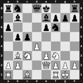 1952 Mar del Plata – Round 5 – Bolbochan, J. – 1/2-1/2 – Michel, Pascal – G35