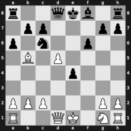 1952 Mar del Plata – Round 5 – Maderna, Carlos – 1/2-1/2 – Puiggros, Guillermo – G36