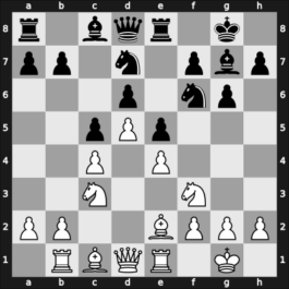 1952 Mar del Plata – Round 6 – Letelier Martner, Rene – 0-1 – Reinhardt, Enrique – G45
