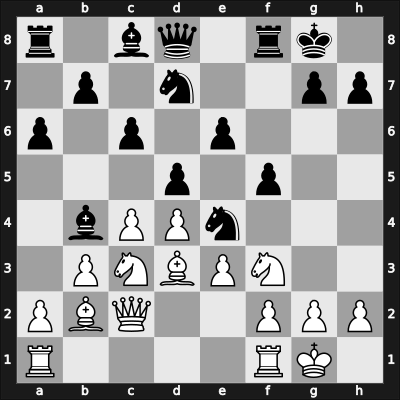1952 Mar del Plata – Round 11 – Trifunovic, Petar – 1/2-1/2 – Maderna, Carlos – G82