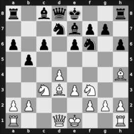 1952 Mar del Plata – Round 13 – Letelier Martner, Rene – 1/2-1/2 – Michel, Pascal – G93