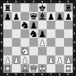 1952 Miedzyzdroje – Round 3 – Grynfeld, Izaak – 1/2-1/2 – Milev, Zdravko – G15
