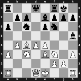1952 Miedzyzdroje – Round 6 – Balanel, Ion – 1-0 – Gawlikowski, Stanislaw – G31