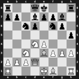1952 Miedzyzdroje – Round 7 – Tarnowski, Alfred – 0-1 – Milev, Zdravko – G40