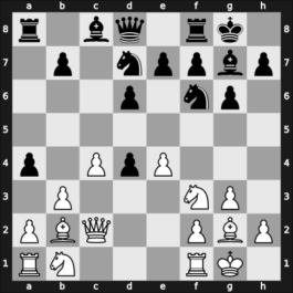 1952 Moscow Ch – Round 1 – Antoshin, Vladimir S – 1/2-1/2 – Simagin, Vladimir – G8