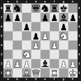 1952 Moscow Ch – Round 6 – Ravinsky, Grigory – 1-0 – Kogan, Sergey M – G33