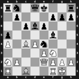 1952 Moskou ch-URS – Round 1 – Geller, Efim P – 0-1 – Smyslov, Vladimir – G15