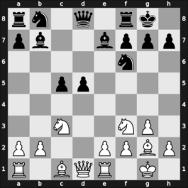 1952 Moskou ch-URS – Round 1 – Kan, Ilya A – 1/2-1/2 – Taimanov, Mark E – G85