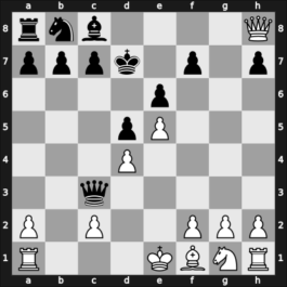 1952 Moskou ch-URS – Round 1 – Lipnitsky, Isaac – 1/2-1/2 – Geller, Efim P – G140