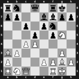 1952 New York m – Round 7 – Reshevsky, Samuel – 0-1 – Gligorić, Svetozar – G7