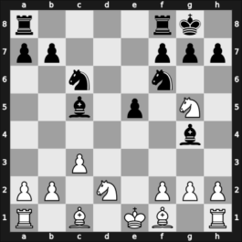 1952 POL-ch10 – Round 5 – Dworzynski, Roman – 1-0 – Szapiel, Henryk – G36