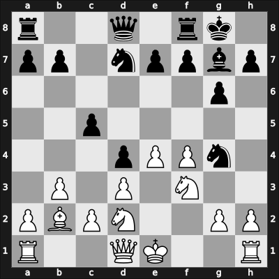 1952 Paignton Premier 2nd – Round 2 – Wood, Baruch – 0-1 – Yanofsky, Daniel Abraham – G5