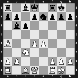 1952 Rio de Janeiro – Round 7 – Bauza, Lorenzo – 1/2-1/2 – Dantas, Nelson – G37